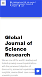 Mobile Screenshot of journalofscience.org